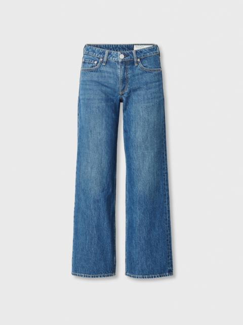 rag & bone Cam Ankle Relaxed Straight Jean Low-Rise in Rigid Denim