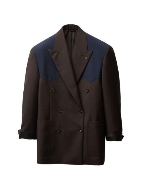 VERSACE wool-mohair blazer
