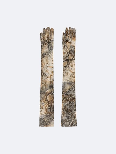 LAPOINTE Snake Mesh Gloves