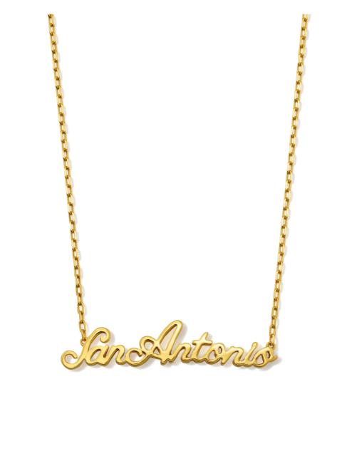 KENDRA SCOTT San Antonio Pendant Necklace in 18k Gold Vermeil