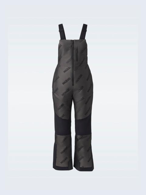 VINYA 2-Layer membrane ski pants with Jacquard logo pattern
