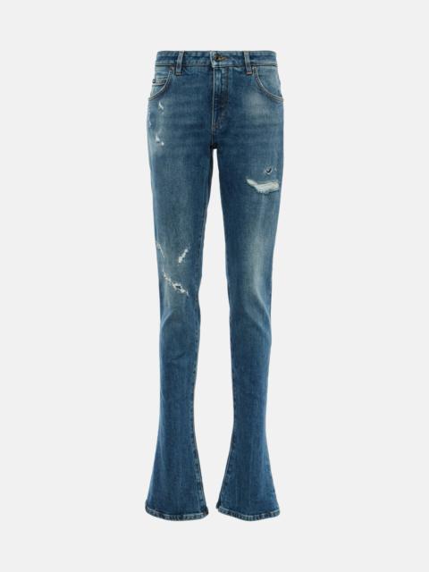 Dolce & Gabbana High-rise flared jeans