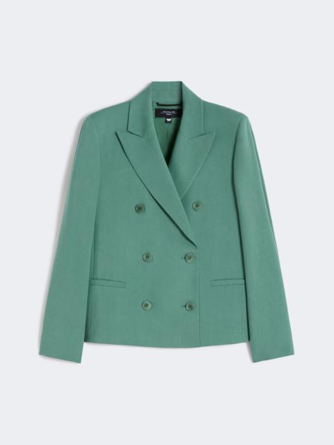 WEEKEND Max Mara Viscose and linen blazer - GREEN