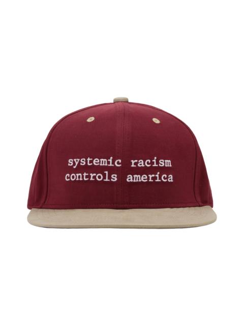 DENIM TEARS SRCA Graphic 1 Trucker Hat "Burgundy" DT855