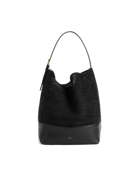 Totême belted woven tote bag