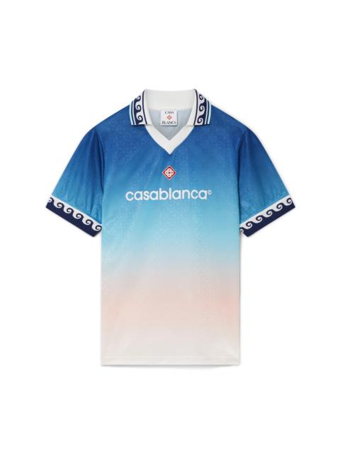 CASABLANCA Jacquard Gradient Football Shirt | Casablanca Paris
