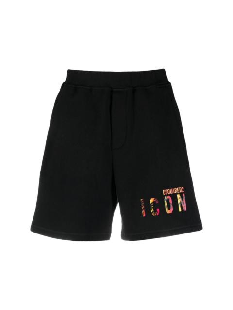 Icon logo-print shorts