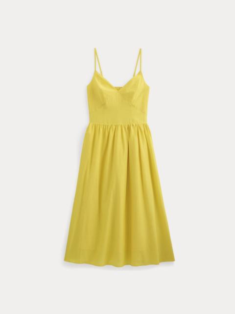 EVERLANE MIDI DRESS IN COTTON SILK VOILE