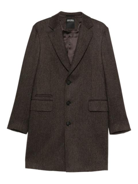 ZEGNA pocket buttoned coat