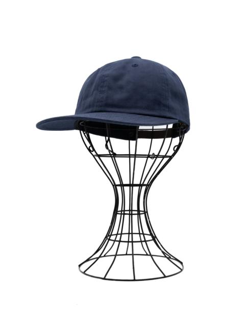 BEAMS PLUS 6 Panel Herringbone Cap - Navy