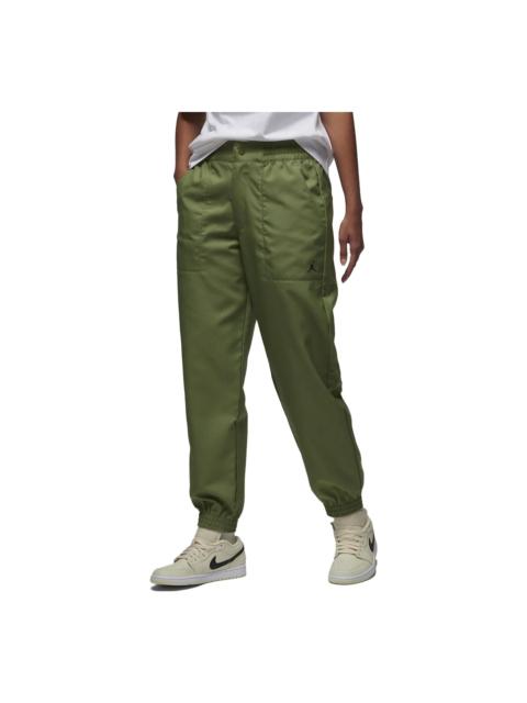 Jordan (WMNS) Air Jordan Woven Trousers 'Green' DZ3375-340