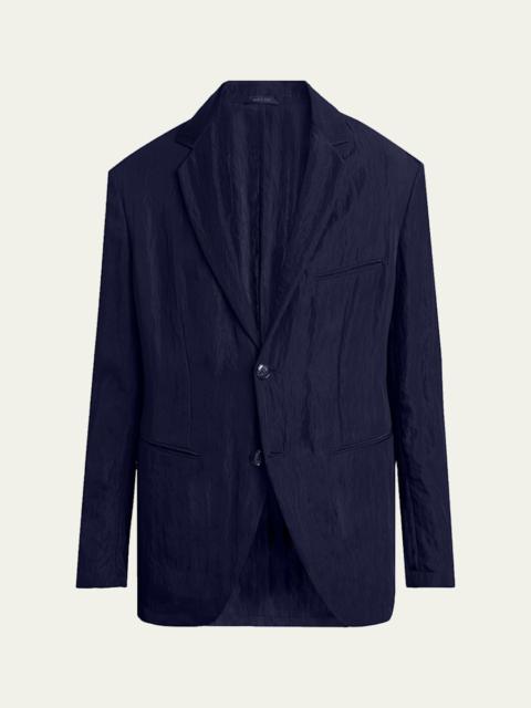 GIORGIO ARMANI Men's Textured Two-Button Blazer
