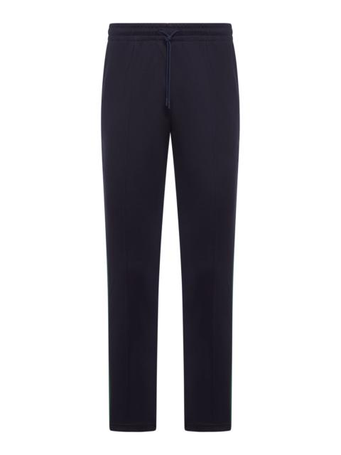 GUCCI TECHNICAL JERSEY SPORTS TROUSERS WITH WEB TAPE