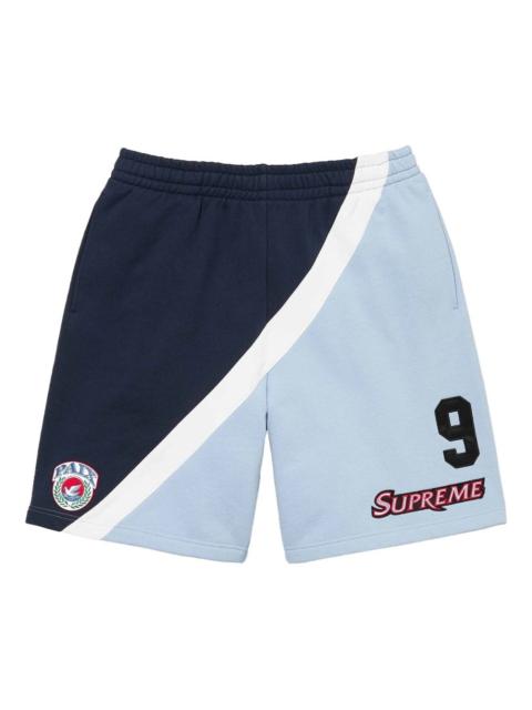 Supreme Equipe colour-block track shorts