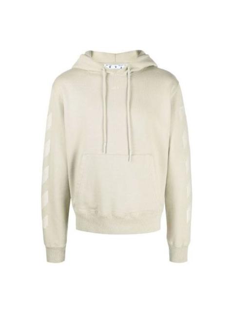 Off-White Off-White FW21 Logo Pattern Ordinary Version Green OMBB034F21FLE0041717