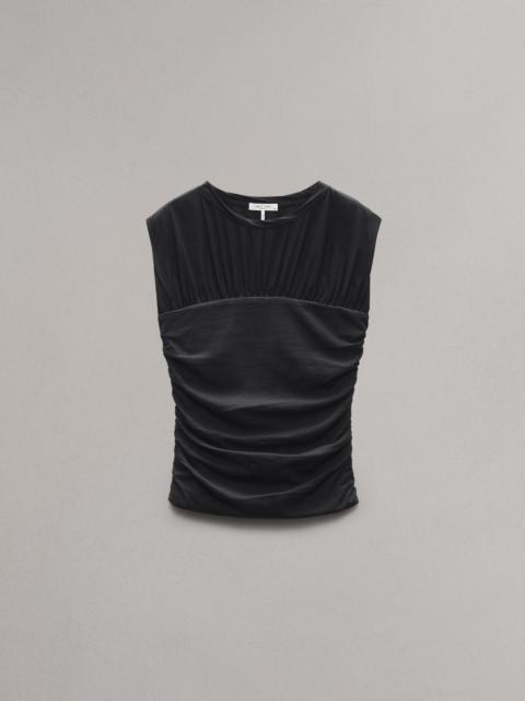 Mica Banded Cotton Top