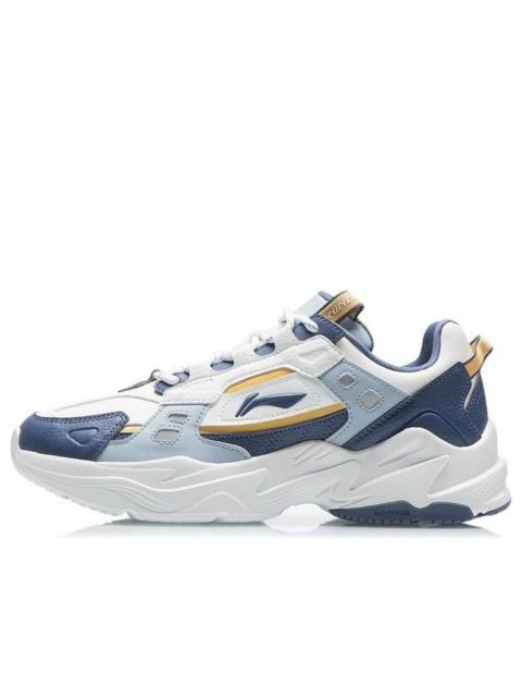 Li-Ning Retro Reflective Sneakers 'White Blue' AGCS417-3