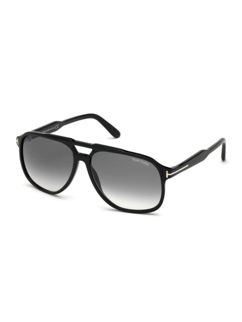TOM FORD Men's Raoul Gradient Aviator Sunglasses