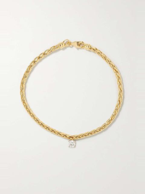 Yvonne Léon 18-karat gold diamond bracelet