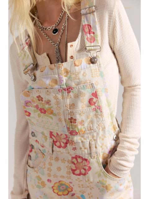 FREE PEOPLE We The Free Ziggy Printed Shortalls