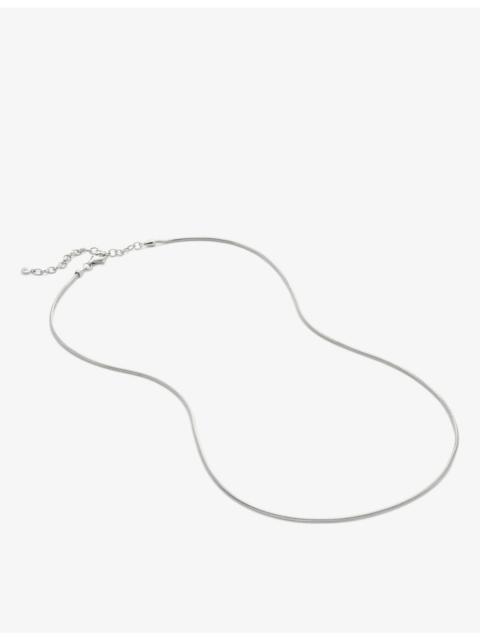MONICA VINADER Thin Snake sterling-silver necklace