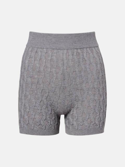 Dries Van Noten Knitted wool shorts