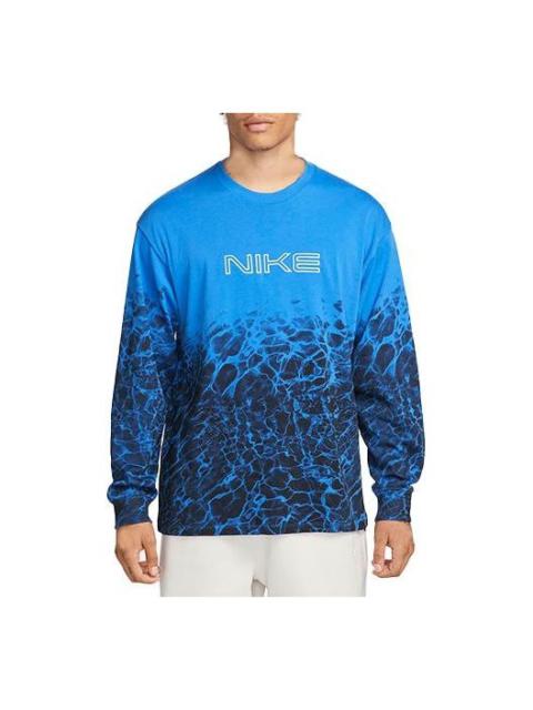 Nike Nike Kukini Long Sleeve Tee 'Bright Blue' FB3031-403