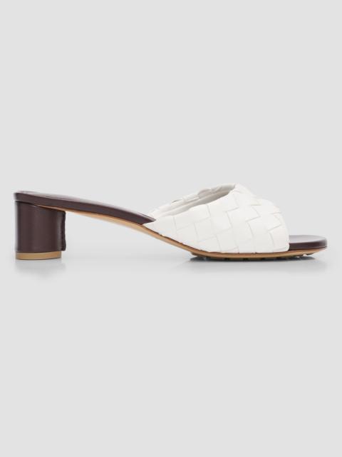 Bottega Veneta Women's Livia 40MM Leather Mules - Alabaster