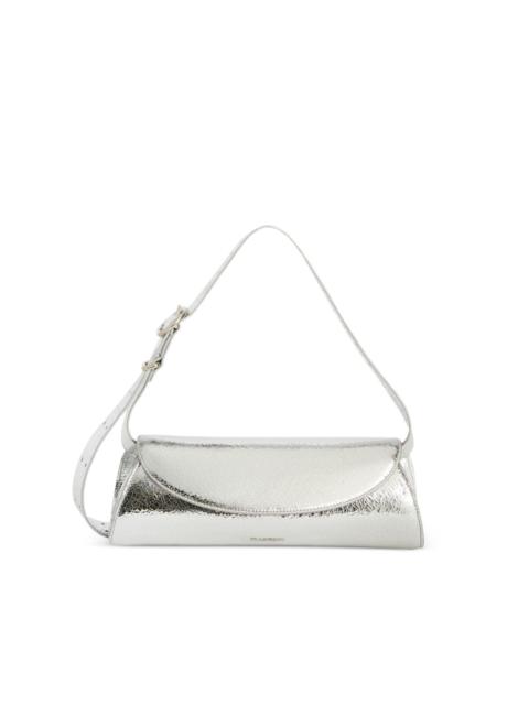 Jil Sander small Cannolo crackled laminated shoulder bag