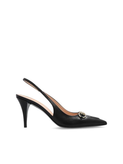 GUCCI 100mm slingback pumps