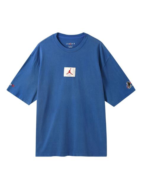 Air Jordan x Two18 Logo Tee 'Blue' DV6963-477