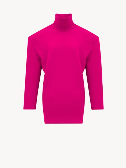 BOXY DRESS IN DOUBLE-FACE KNIT