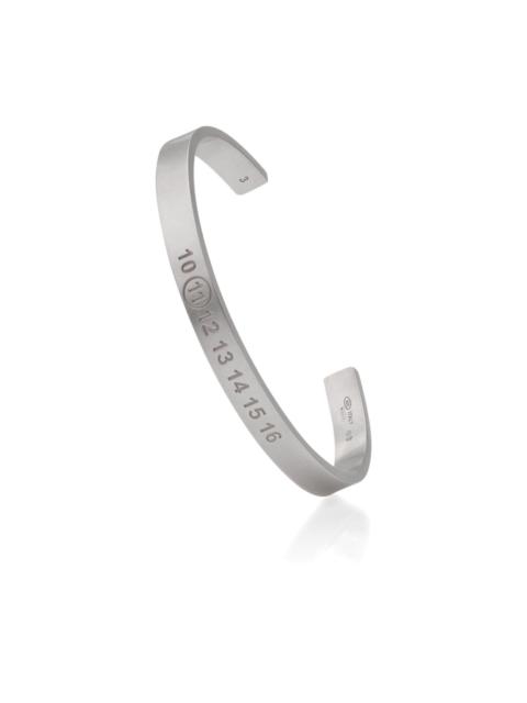 Maison Margiela number reference cuff bracelet