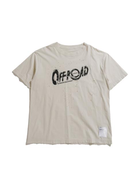 SATISFY MothTech T-Shirt Aged Ecru Offroad