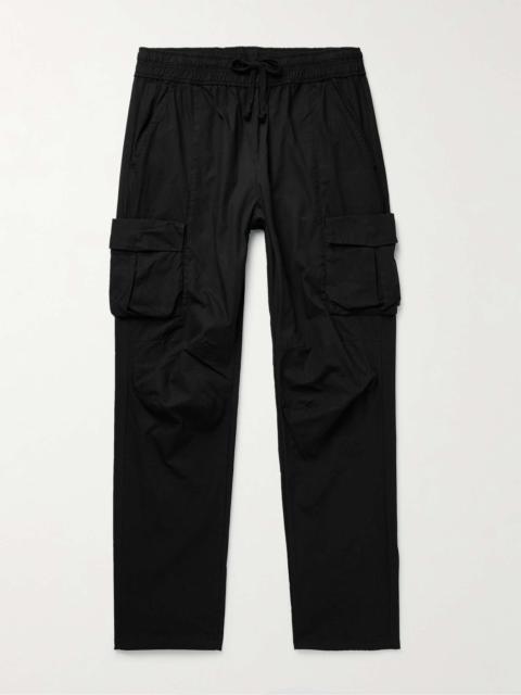 John Elliott Straight-Leg Sateen Drawstring Cargo Trousers