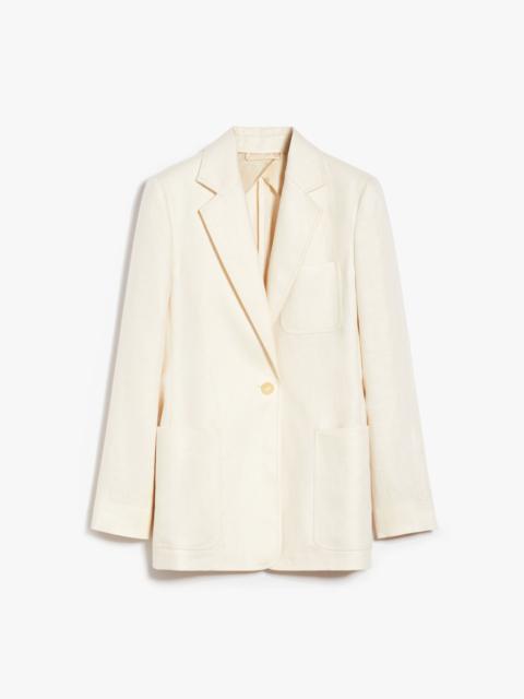 BOEMIA Single-breasted linen blazer