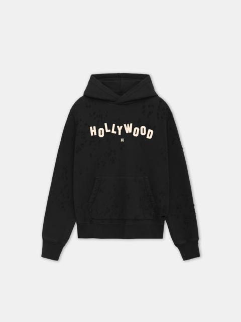 【大人気】AMIRI Hollywood Shotgun フーディ Amiri Hollywood Shotgun Hoodie in Black | FWRD