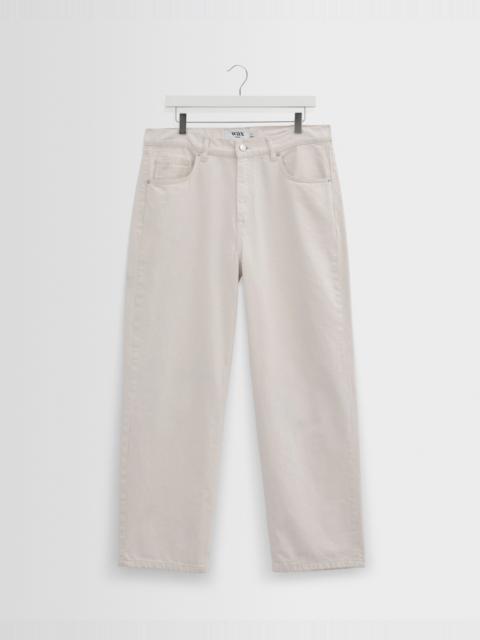 Wax London Felix - Ecru Loose Fit Denim Jeans