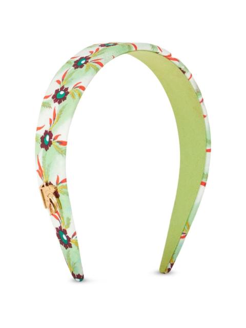 Etro Floralia silk headband