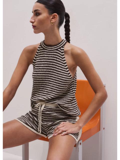 ME+EM Stripe Halterneck Tank