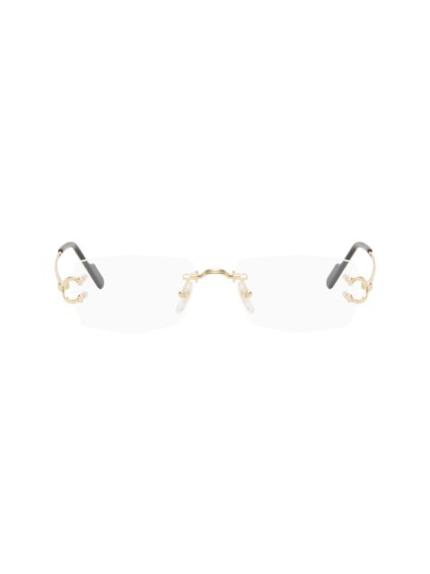 Cartier Gold 'Signature C de Cartier' Glasses