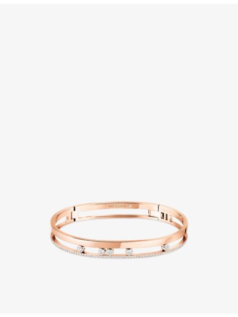 MESSIKA Move Romane 18ct Gold And 0.69ct Diamond Bangle Bracelet
