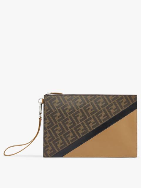 Fendi Diagonal Flat Pouch