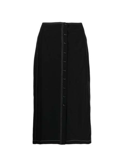 high-waist skirt