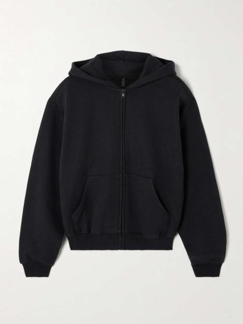 SKIMS Classic Zip Up Hoodie - Onyx Black