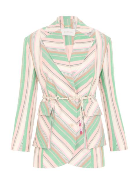 Zimmermann HIGH TIDE STRIPE JACKET