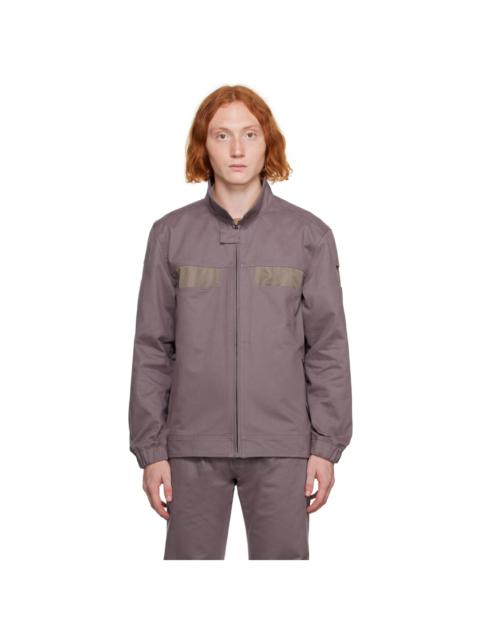 OLLY SHINDER Purple Window Jacket