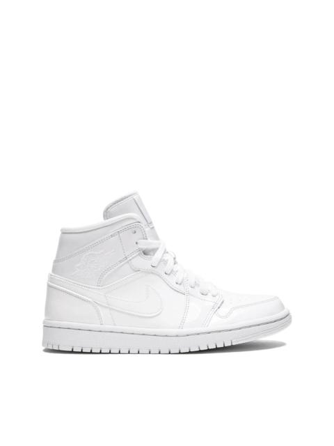 Air Jordan 1 Mid "Triple White Patent Leather" sneakers