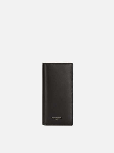 Dauphine calfskin vertical wallet