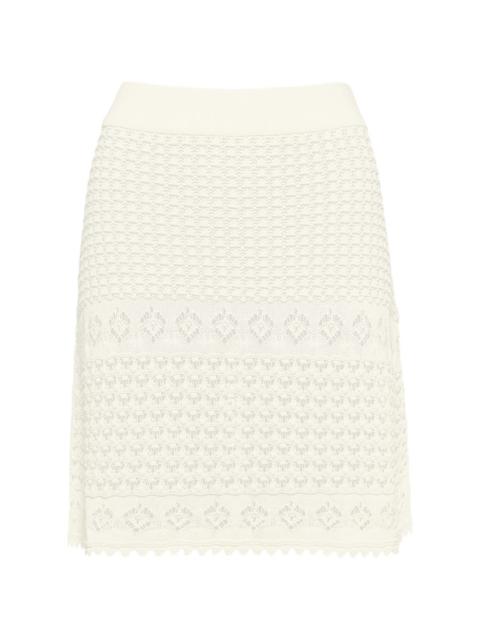 ERES Angela crocheted mini skirt